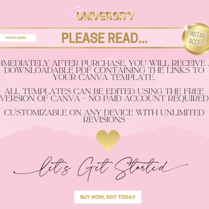Tooth Gems Brochure, Tooth Gems Catalogue, Tooth Charms Catalog, Tooth Jewels Marketing Resources, Edit in Canva