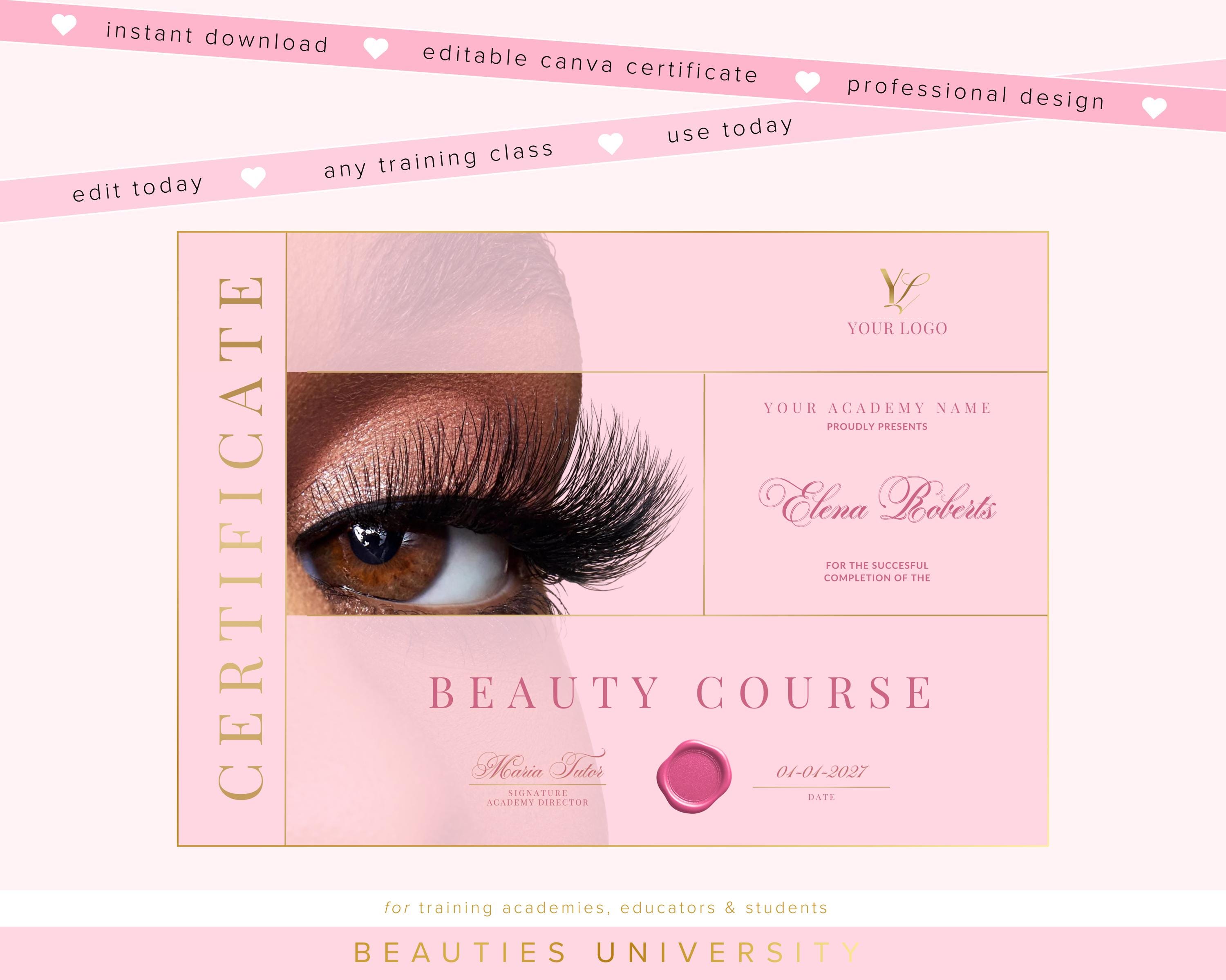 Lash Extensions Training Course | Editable Training Manual ...