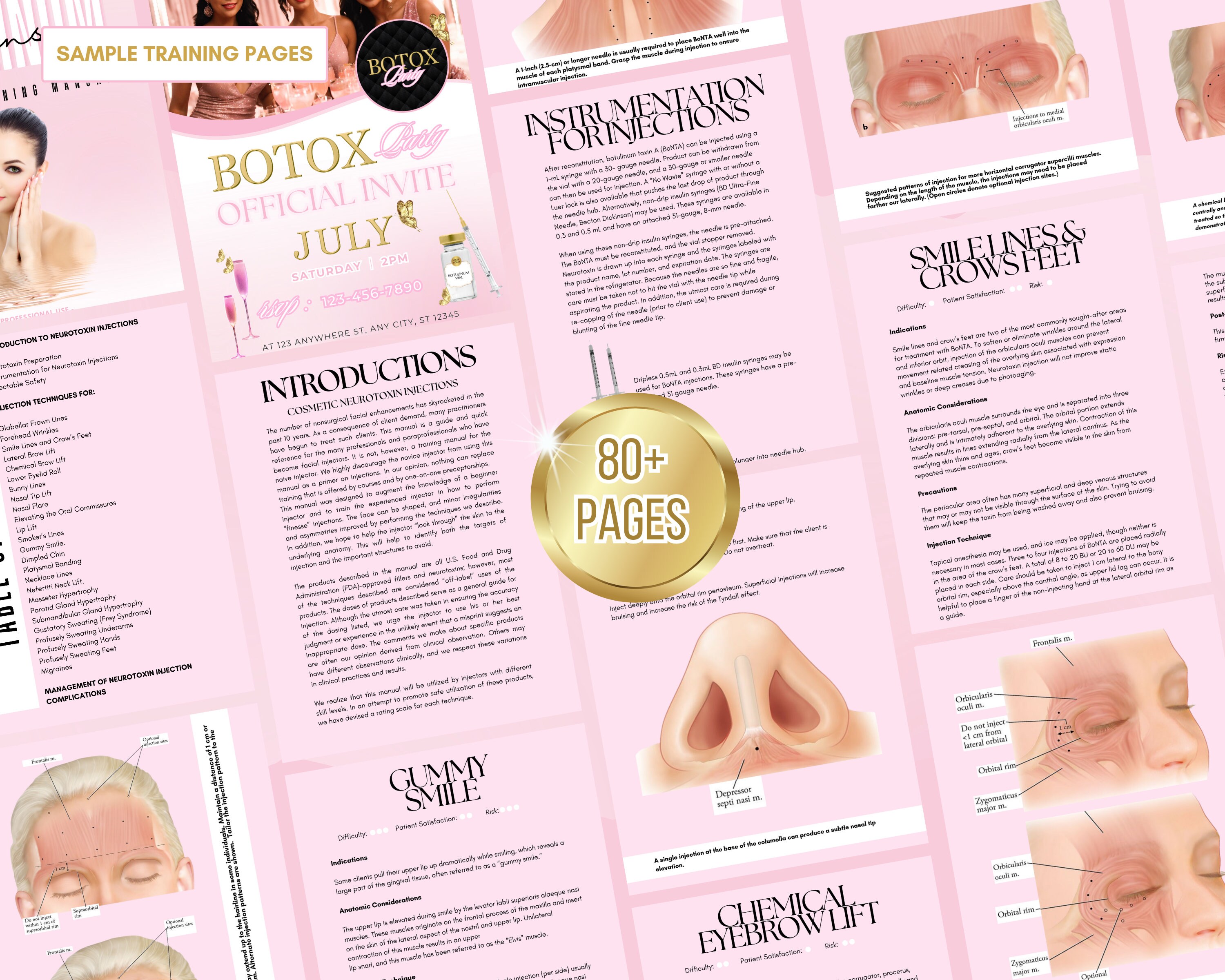 Botox Training Manual Botox Certificate Botox Flyers Botulinum Toxin Tutor Course Botox Botox Training Manual Botox Certificate Botox Flyers Botulinum Toxin Tutor Course Botox