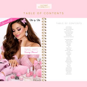 Nail Art Training Manuals, Nail Artist Guides, Certificates, Nails Course, Basic, Intermediate, Advanced, Edit in Canva