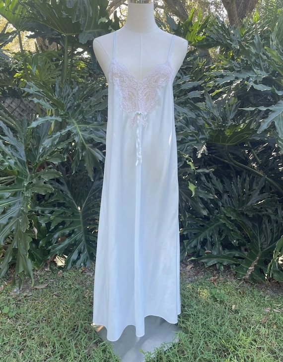 Vintage Christian Dior Nightgown Robe Set Size Me… - image 2