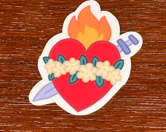 Immaculate Heart of Mary Sticker - Catholic Gifts