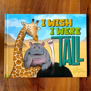 Livre pour enfants J'aurais aimé être grand, cadeau pour tout-petit, future maman, livre sur les animaux, cadeau de baby shower, souvenir