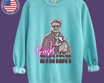 Pedro Pascal Dieter Trash Panda The Bubble Comfort Colors Crewneck Sweatshirt