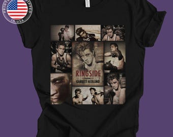 Garrett Hedlund Mosaic Tshirt Unisex Black Bella Canvas 3001