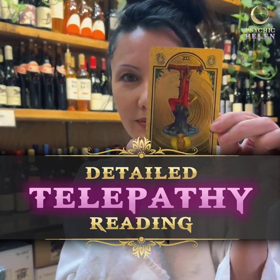 Accurate Telepathy Reading Same Hour, Psychic Reading, Telepathy, Empathy, Accuracy,  Detailed Mind Reading, Tarot Reading, Love Tarot