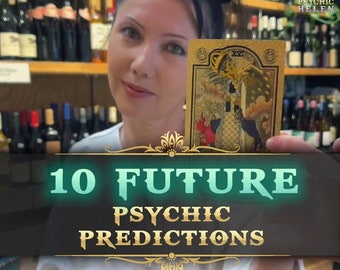 10 Future Psychic Predictions, Fortune Teller Reading, Future Psychic Reading, Tarot Cards Reading, Same Hour Love Reading, Clairvoyant