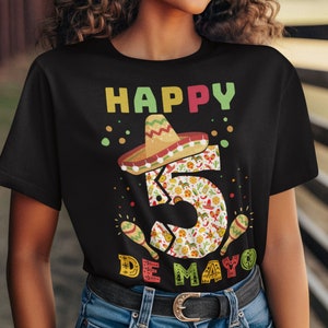 Happy Cinco De Mayo T-shirt, Mexican shirt, Mexican fiesta shirt, Happy Cinco de Mayo shirt, party shirt