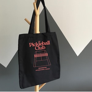 Pickleball tote bag for pickball player bag for pickleball gear for pickleball lovers accessories for pickleball player gift for her tote
