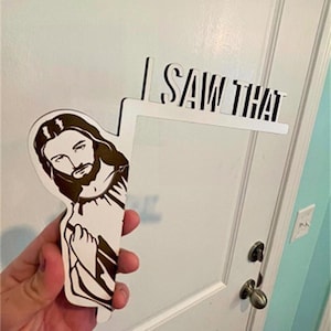 Funny Door Topper Door Frame Jesus Sign Wall Decoration Funny Jesus Door Decoration Home Decor Gift For Her Home Room Wall Sign Door Frame