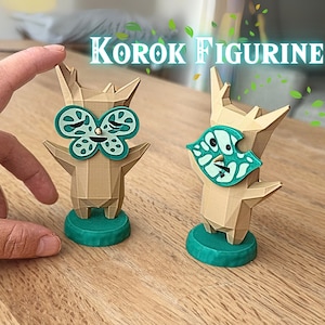 Korok Figurine from Zelda - Perfect Gift for Zelda Fans, Gamers and Collectors - Cute Forest Spirit Inspired by BOTW and TOTK