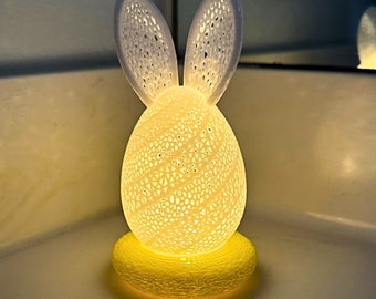 Easter Bunny Ears Tealight Lantern - Easter Office Classroom & Desk Decor, Easter Party Favors, Mini Easter Lantern, Kids Church Party Favor