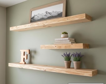 Floating Shelves DIY Plans: Bathroom & Display Shelves (PDF Download)