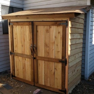 Small Lean-On Garden Shed Plans: DIY Woodcrafting (PDF Download)