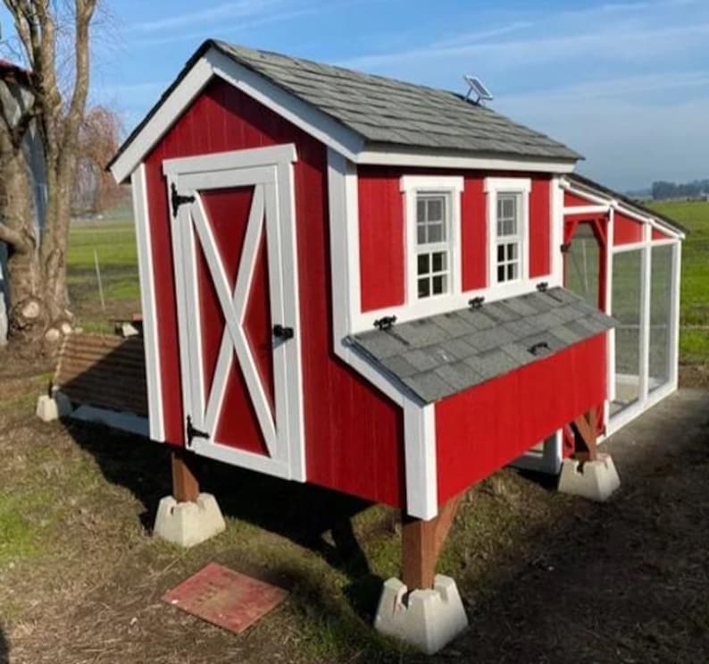 Simple Chicken Coop Plans, Chicken Coop With Run, Laying Coop, Duck