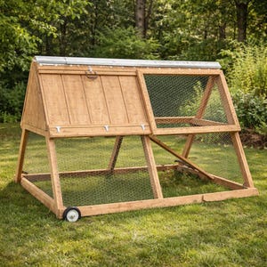 Portable A Frame Chicken Coop Building Plans, Movable Tractor Coop Plans