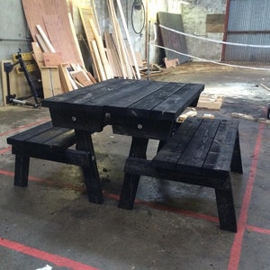 Convertible Picnic Table DIY Plans: Bench Table (PDF Download)