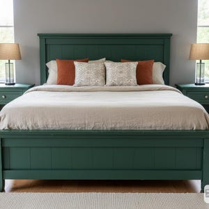 DIY Farmhouse Bed Plans: Platform Bed Frame (PDF Download)