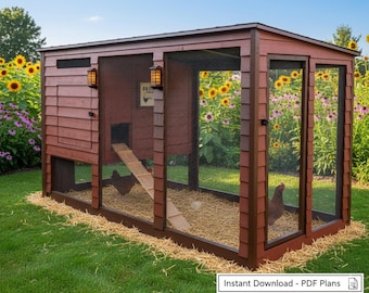 DIY Walk In Chicken Coop Plans
