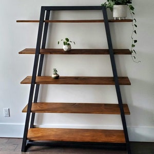 Tiered Shelf Plans, Ladder Shelves Bookcase, Storage Woodcraft Plans ,Instant PDF Download, DIY Plans, Woodworking Plans, Book Shelf Plans