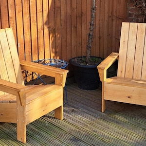 Modern Adirondack Chair Plan: Easy DIY Build (PDF Download)