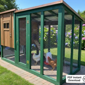 Eenvoudige bouwplannen kippenhok, pdf-download doe-het-zelf houtbewerking