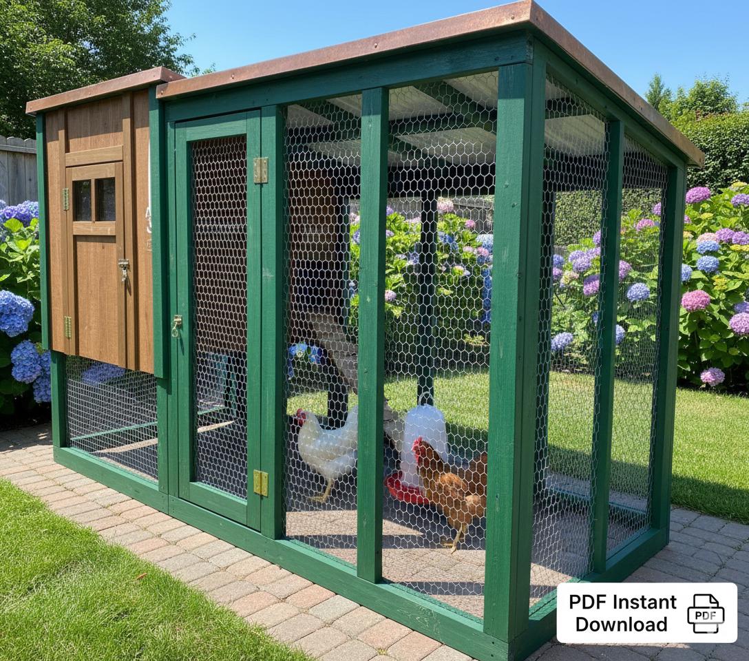 シンプルな鶏小屋の建築プラン、DIY木工PDFダウンロード - Etsy 日本