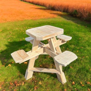 Pub & Picnic Table DIY Plans: Outdoor Wooden Seating (PDF Download)