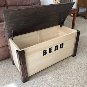 Planos de cajas de juguetes para niños, cajas de madera para guardar juguetes, muebles para habitaciones de niños, baúles de madera para guardar juguetes, planos de baúles de madera para guardar juguetes, descarga en PDF