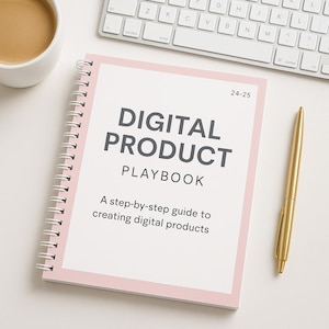 Digital Product Playbook for Beginners Create & Sell Profitable Digital Products | Passive Income Workbook and Business Planner PDF