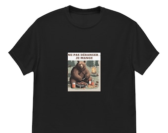 T-shirt classique homme - motif ours