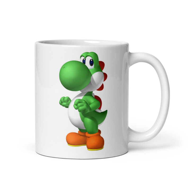 Mug Blanc Brillant Yoshi 2 faces image 4