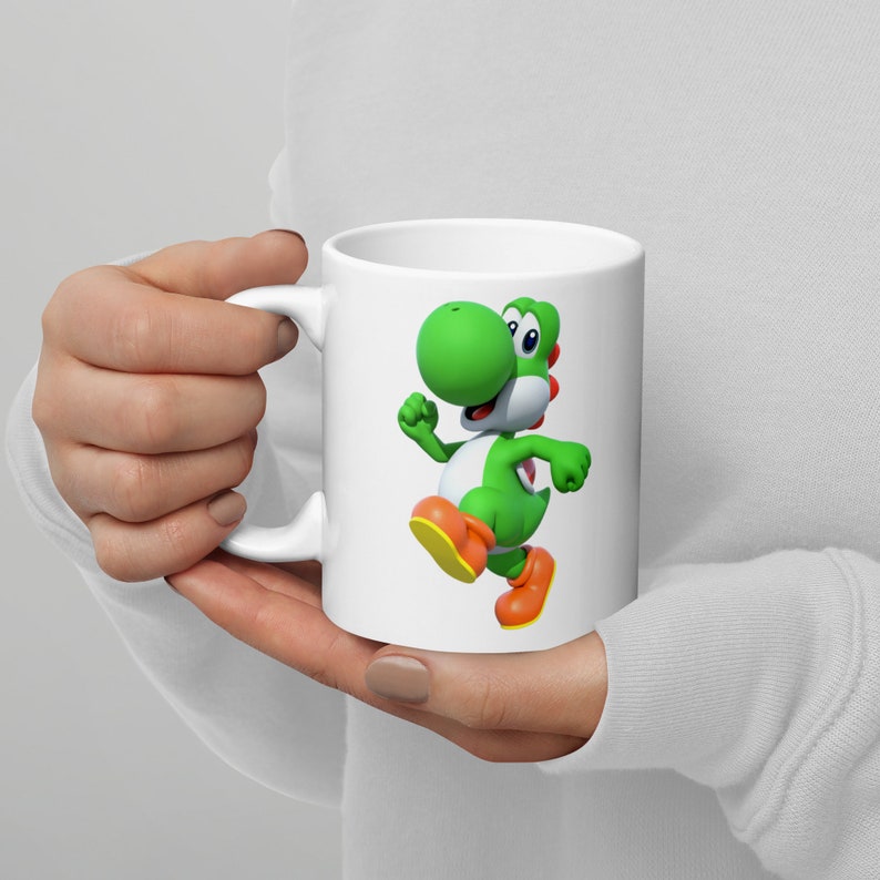 Mug Blanc Brillant Yoshi 2 faces image 8