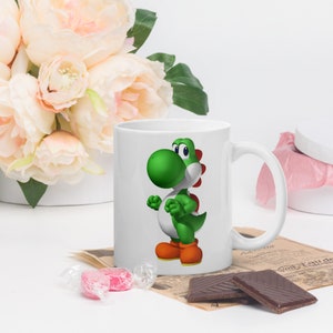 Mug Blanc Brillant Yoshi 2 faces image 9