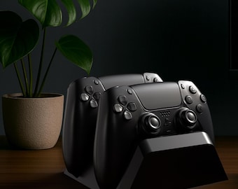 Nuvon Duo – Controller Holder for PlayStation 5 DualSense / PS5 Dual Controller Stand | Gaming Organizer & Accessories