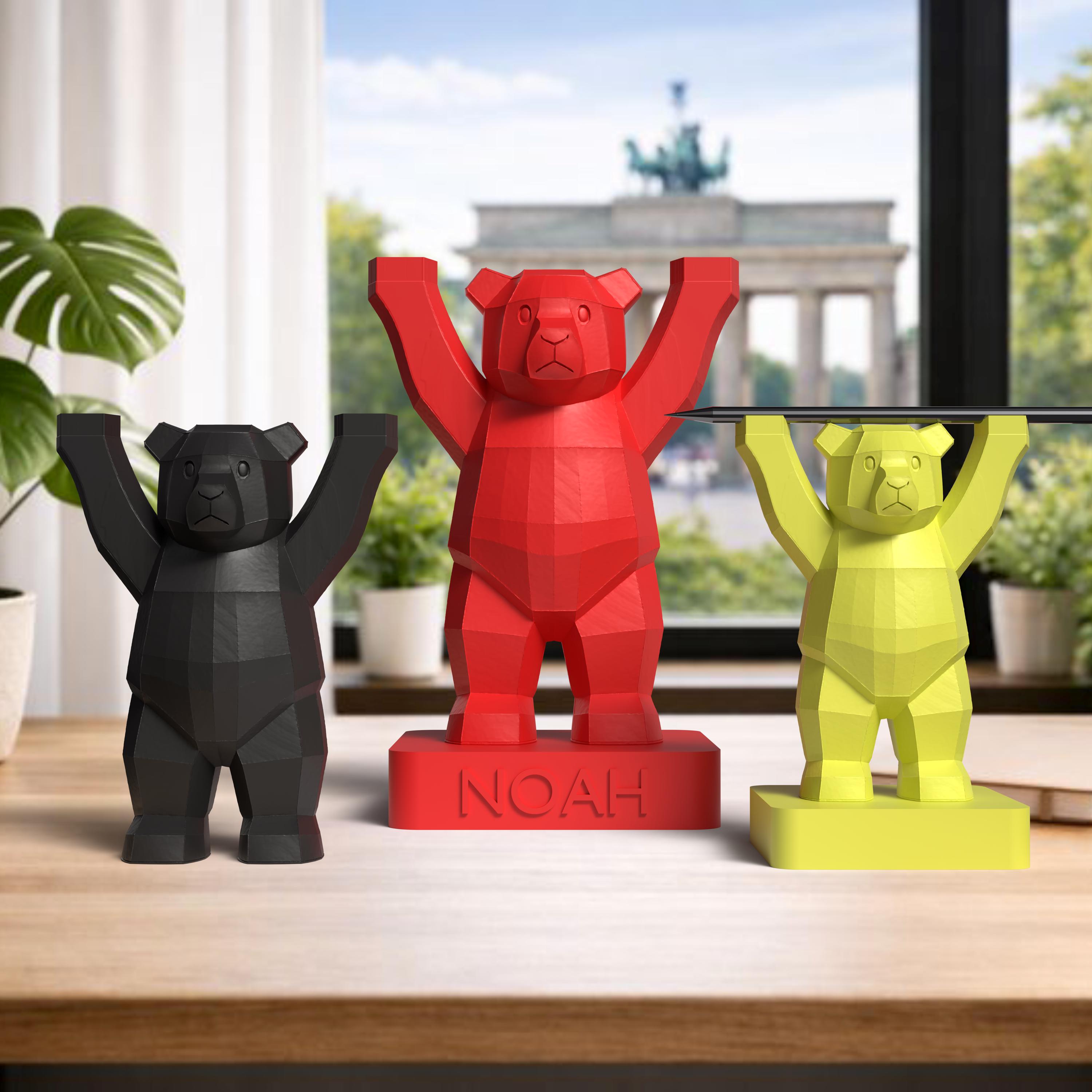 Berlin Bear Figurine - Etsy