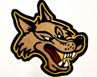 Big Bad Wolf Chainstitch embroidered patch
