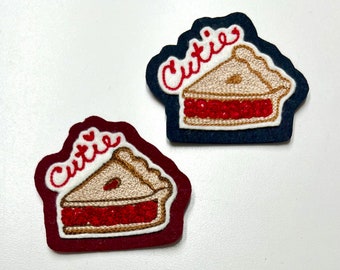 Cutie Pie Chainstitch Embroidered Patch