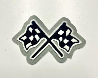 Chainstitch Embroidered Racing Flags