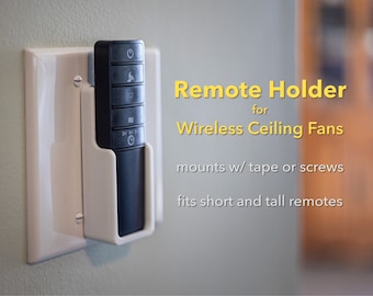 Ceiling Fan Remote Control Holder | Wall-Mounted