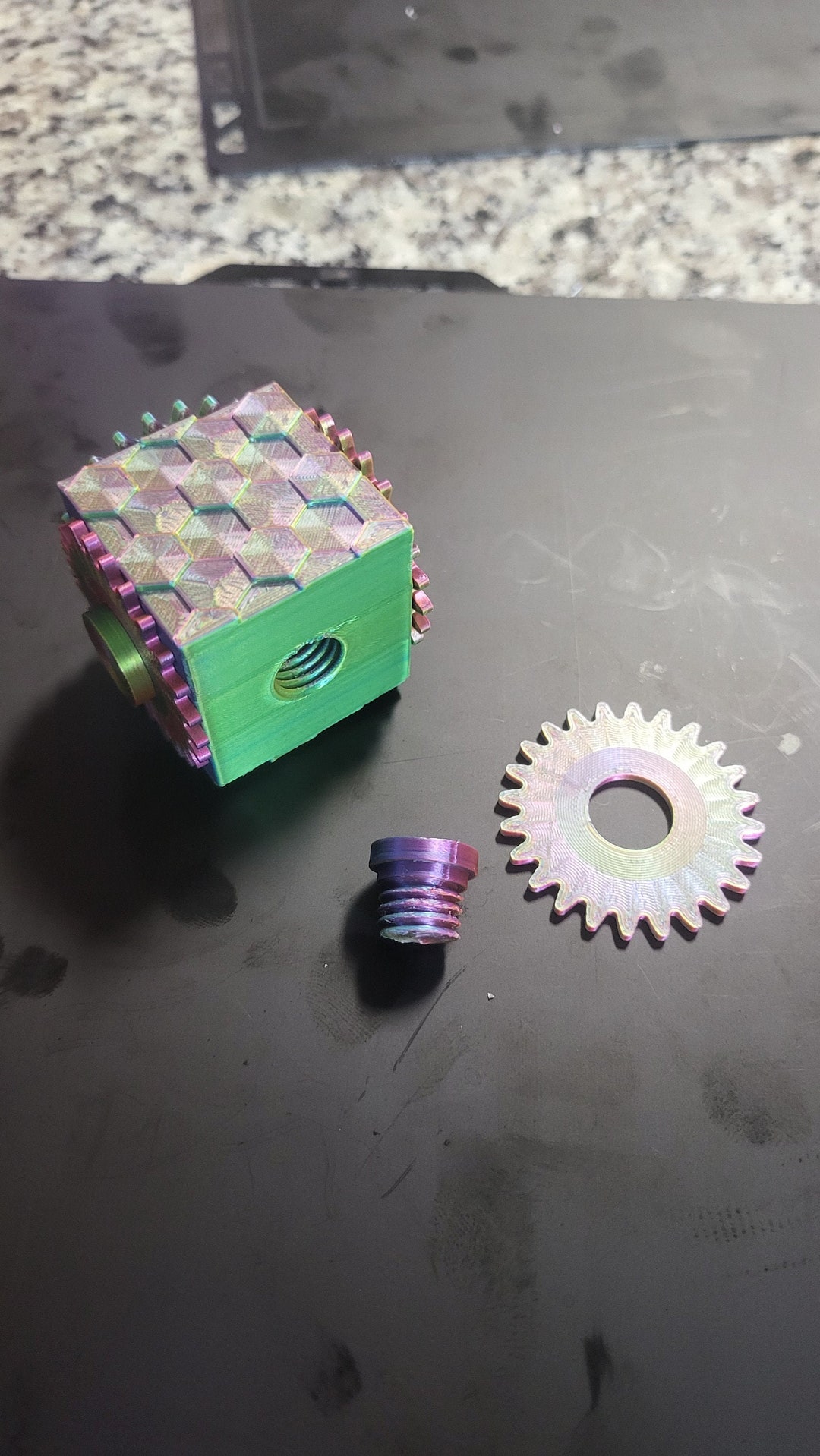 Geared Fidget Cube - Etsy