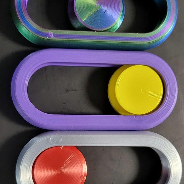 Slider Fidget 3X  by 3dStuffGuy Yep, now you get 3 of them!