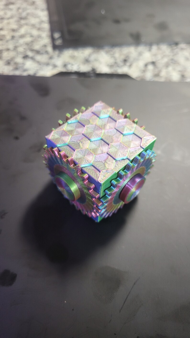 Geared Fidget Cube - Etsy