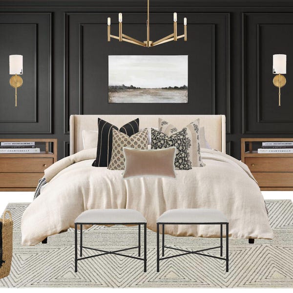 Neutral Sophisticated Bedroom Design - Etsy