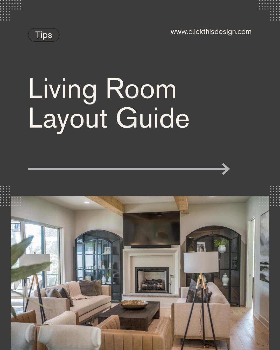 Living Room Layout Guide - Etsy