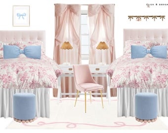 Pink Love Shack Pottery Barn Inspired Girls or Dorm Room