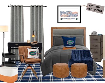 Florida Gators Dorm Room Design