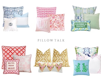 Preppy Throw Pillows