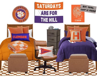 Clemson University Dorm Room Design