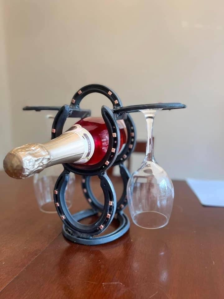 Horse Shoe Wine Rack UK